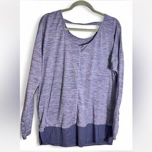 Danskin Heathered Purple Sweatshirt